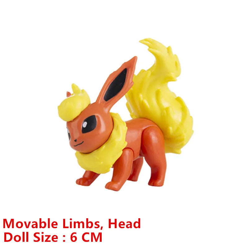 Pokemon 4-13Cm nouveaux dessins animés film figurine Pikachu Mewtwo Charmander Blastoise Gurado modèle d'action pour animaux de compagnie jouet cadeaux