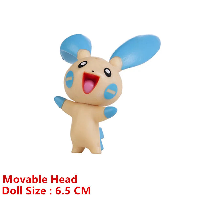 Pokemon 4-13Cm nouveaux dessins animés film figurine Pikachu Mewtwo Charmander Blastoise Gurado modèle d'action pour animaux de compagnie jouet cadeaux