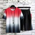 Summer T-Shirt Shorts Male Casual