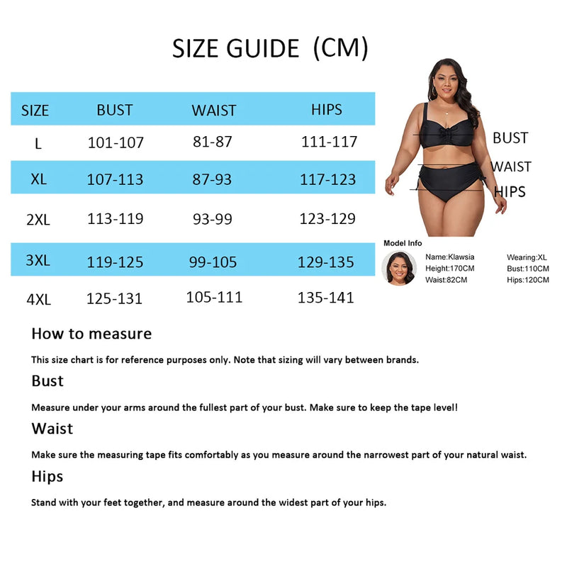 Maillot de bain deux pièces pour femmes, grande taille, soutien-gorge Push Up, culotte taille haute, grandes tailles, vêtements de plage, modèle nouveau 2023