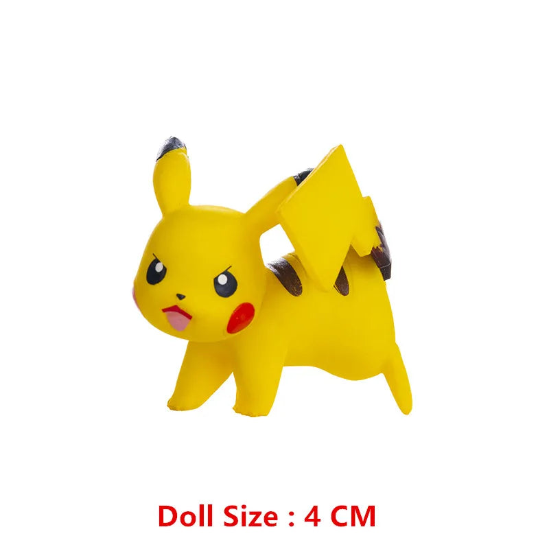 Pokemon 4-13Cm nouveaux dessins animés film figurine Pikachu Mewtwo Charmander Blastoise Gurado modèle d'action pour animaux de compagnie jouet cadeaux
