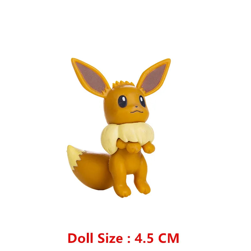 Pokemon 4-13Cm nouveaux dessins animés film figurine Pikachu Mewtwo Charmander Blastoise Gurado modèle d'action pour animaux de compagnie jouet cadeaux