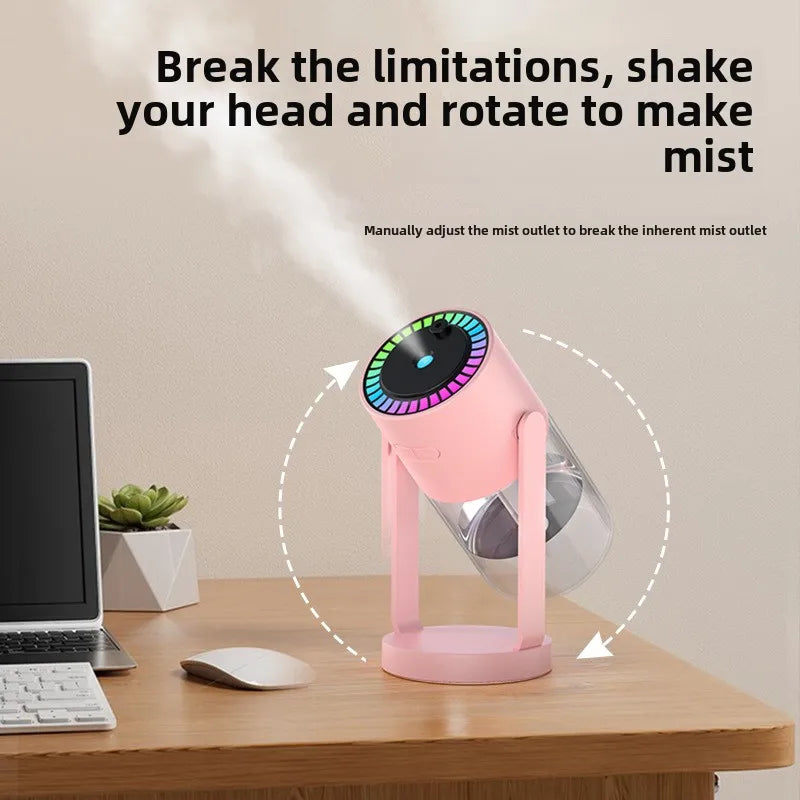 Dispositif de Projection d'étoiles, humidificateur d'air ultrasonique USB pour voiture, nébuliseur hydratant domestique