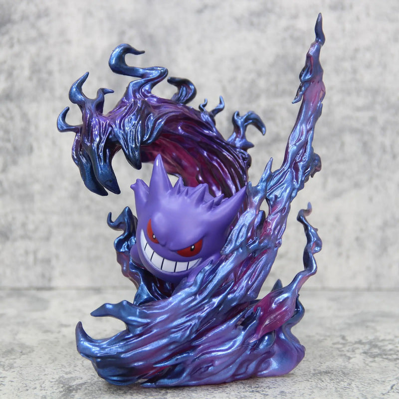 19cm Pokemon Gengar Anime Figure fantôme griffe figurine jeu Statue PVC à collectionner Kawaii modèle cadeaux bureau décor poupées jouets