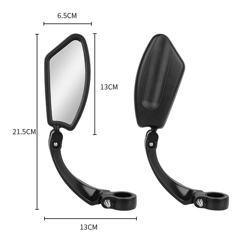 Rétroviseur de vélo HD en acier inoxydable