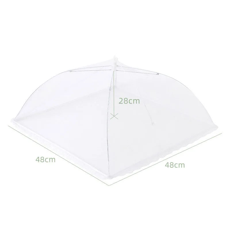 Couverture alimentaire en maille pliable et lavable, couverture de Tables anti-insectes