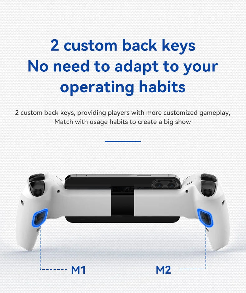 Manette de jeu télescopique pour téléphone portable D9, pour Android IOS PS3 PS4 Switch ios avec Turbo/6 axes/Vibration