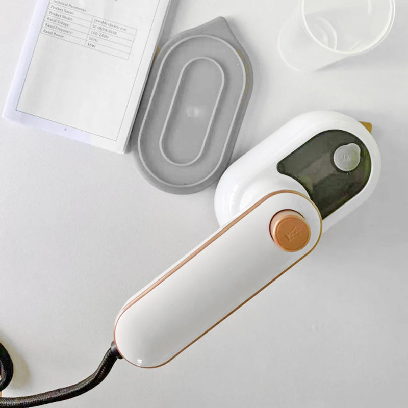 Mini Défroisseur Vapeur pour Vêtements Secs, Fer à Repasser Portable pour le Ménage