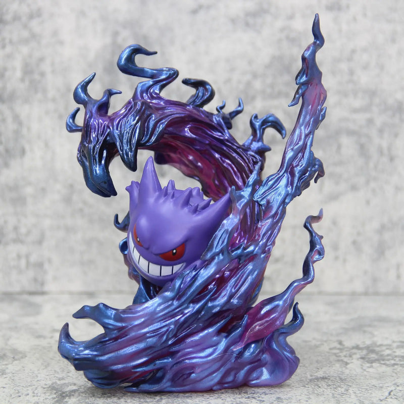 19cm Pokemon Gengar Anime Figure fantôme griffe figurine jeu Statue PVC à collectionner Kawaii modèle cadeaux bureau décor poupées jouets