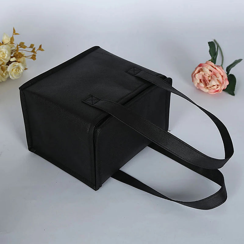 Sac isotherme Portable pour déjeuner, isolation pliante, sac de glace pour pique-nique, sac thermique pour aliments, porte-boissons, sacs isolés, sac de livraison de nourriture