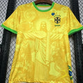 Le dernier maillot de football brésilien imprimé en 3D pour l'été comprend un portrait de Jésus, un t-shirt décontracté unisexe à séchage rapide