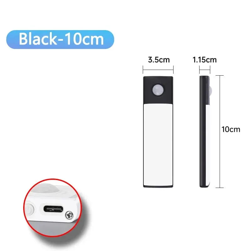 Lumières d'armoire à LED avec capteur de mouvement, USB sans fil- livraison gratuite