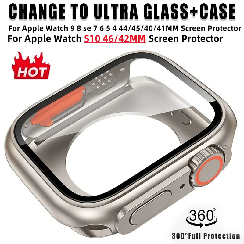 Protecteur d'écran pour Apple Watch, 46mm 45mm 44mm 40 41 42mm