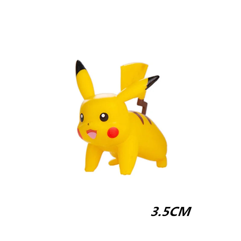 Pokemon 4-13Cm nouveaux dessins animés film figurine Pikachu Mewtwo Charmander Blastoise Gurado modèle d'action pour animaux de compagnie jouet cadeaux