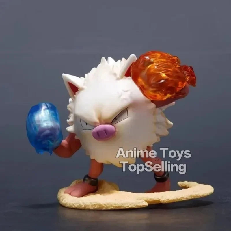 Figurine Pokemon de dessin animé Primeape, 7cm/2,76 pouces, Collection de statues en Pvc, modèles de jouets, cadeaux