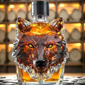Bouteille de whisky requin drôle, tortue au doigt du milieu, carafe en verre, décoration de maison, bouteille de vin animale, jouet de Collection de statues