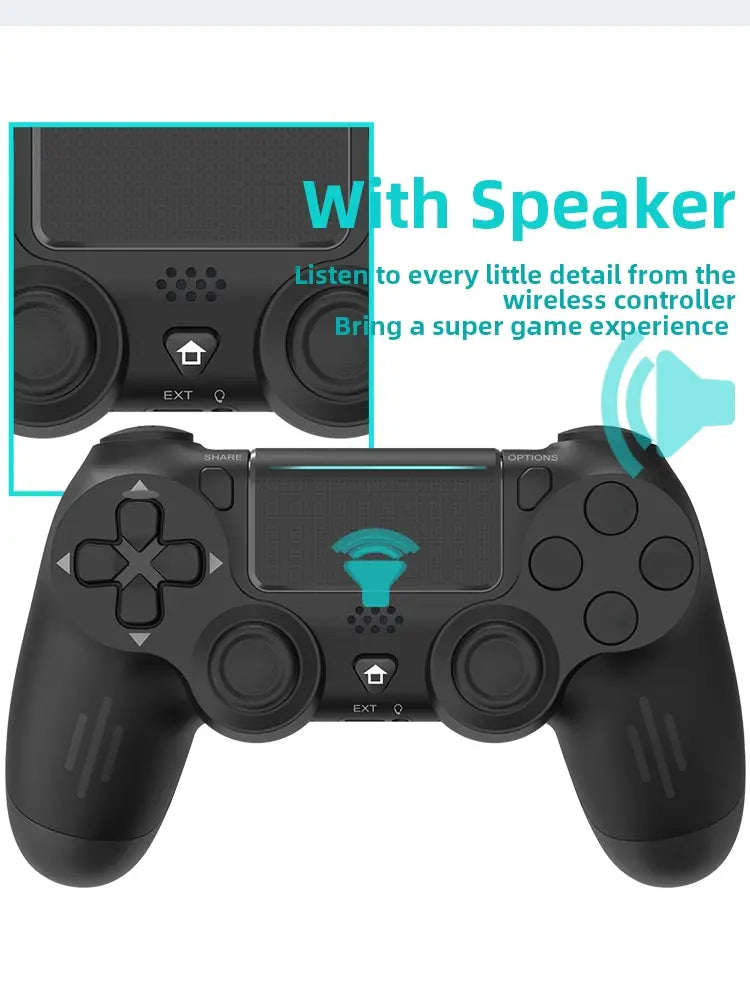DATA FROG-Manette de jeu sans fil compatible Bluetooth, manette de jeu pour PS4