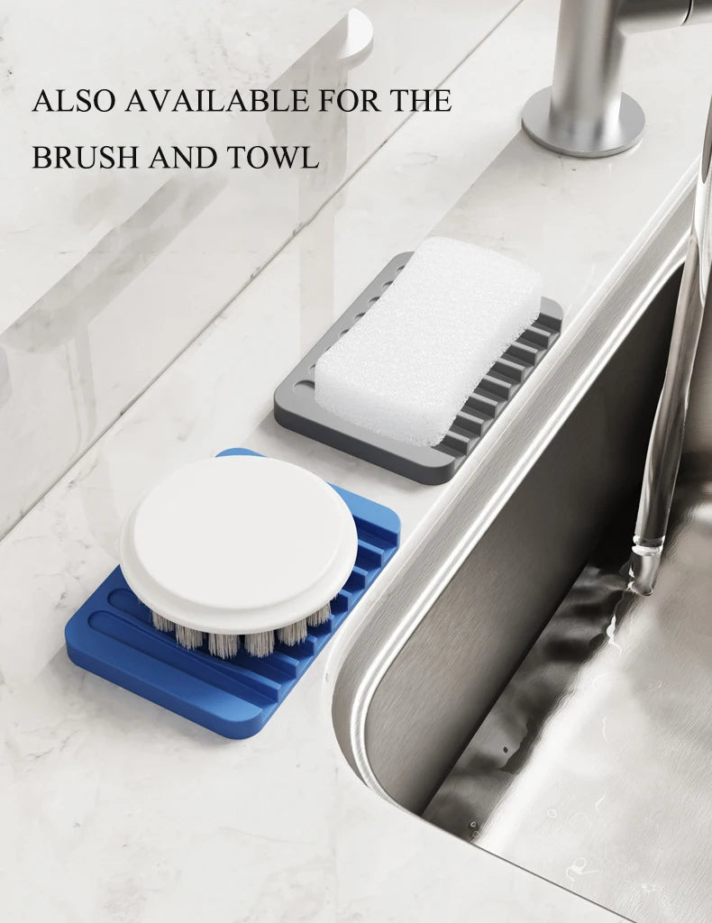 Porte-savon en Silicone auto-goutant- livraison gratuite