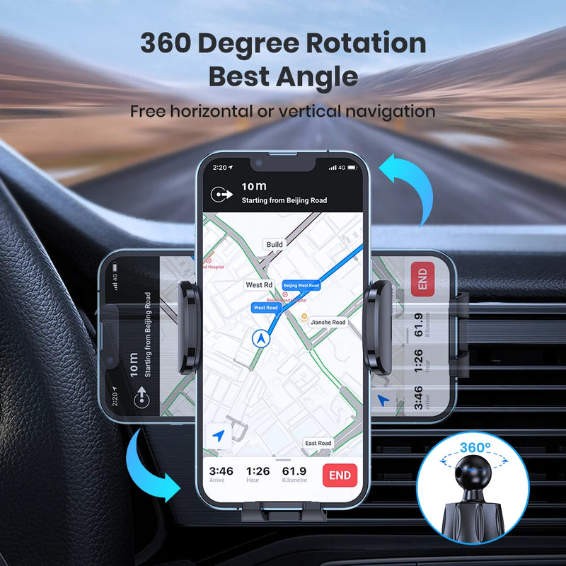 TOPK-Support de téléphone portable universel pour voiture