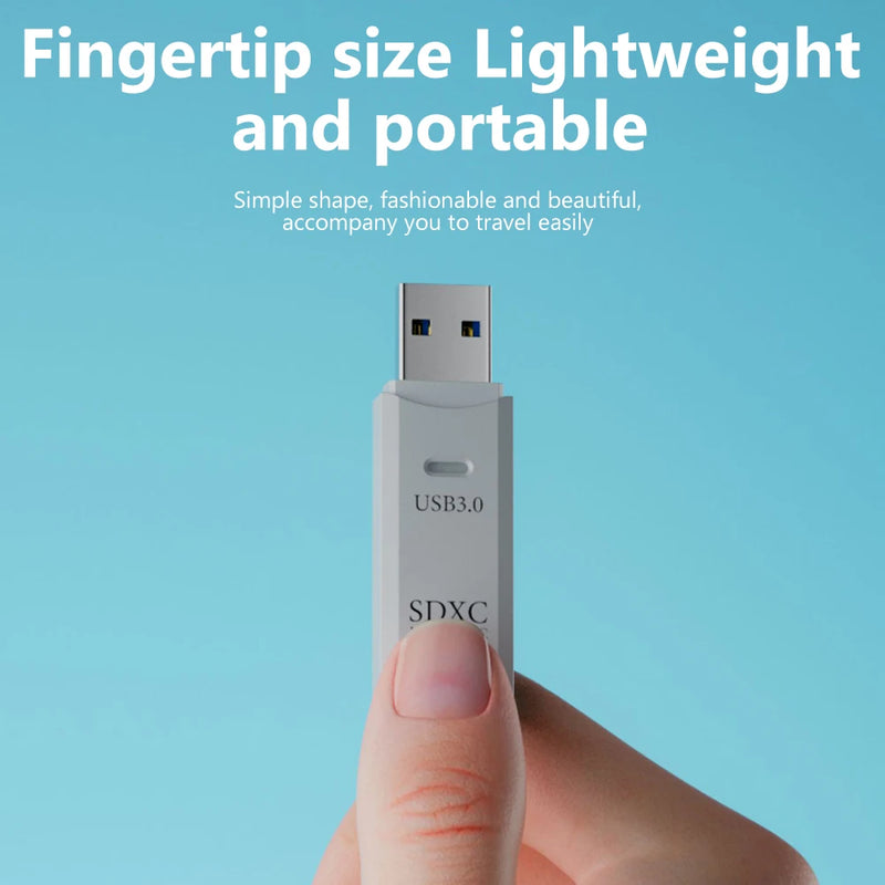 Lecteur de carte USB 3.0 2 en 1