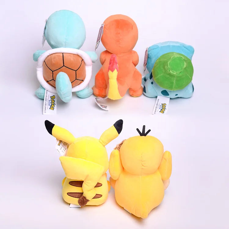 Pokemon Pikachu peluche poupée jouet Anime Kawaii écureuil Charmander Bulbasaur jouets en peluche dessin animé enfants anniversaire cadeau de noël
