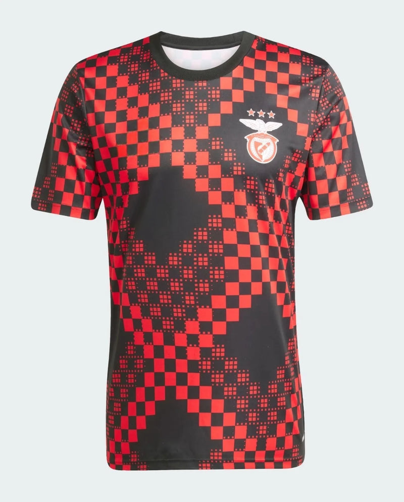 T-shirt de combinaison d'entraînement respirant pour moto 3D, séchage rapide, même Design de genre SL Benfica B 2025-26, maillot pré-assorti