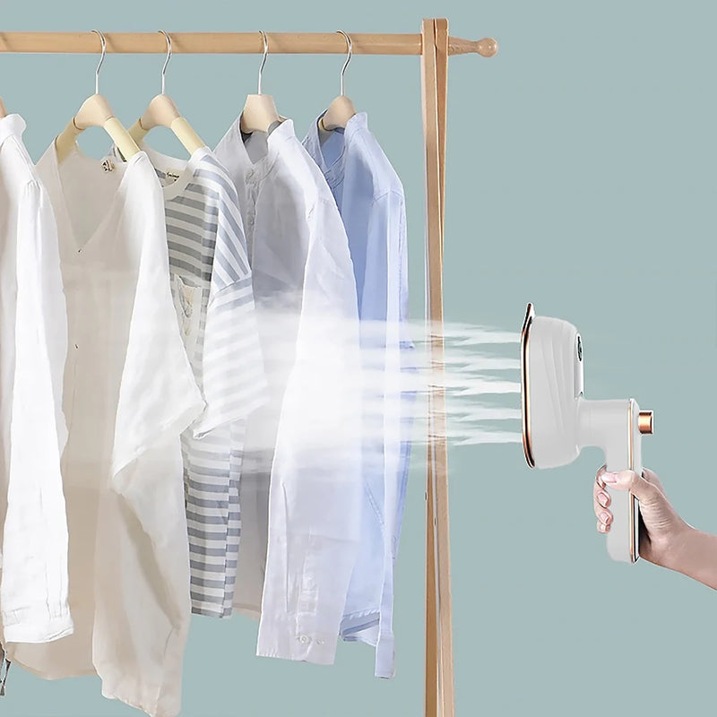 Mini Défroisseur Vapeur pour Vêtements Secs, Fer à Repasser Portable pour le Ménage