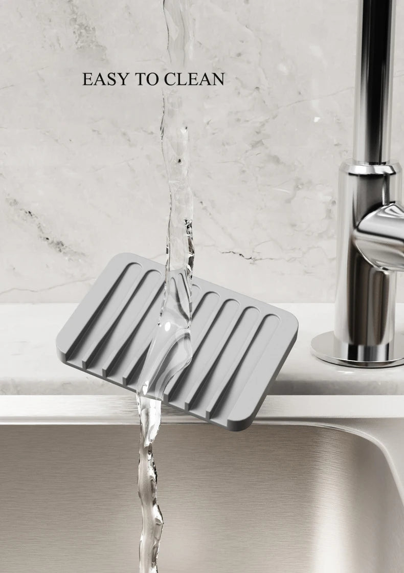 Porte-savon en Silicone auto-goutant- livraison gratuite