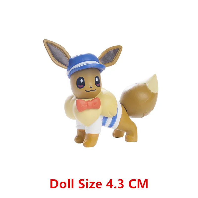 Pokemon 4-13Cm nouveaux dessins animés film figurine Pikachu Mewtwo Charmander Blastoise Gurado modèle d'action pour animaux de compagnie jouet cadeaux