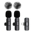 Microphone Lavalier sans fil pour iPhone et Android, mini micro statique, audio et vidéo, ordinateur portable, jeux en direct, téléphone portable, nouveau