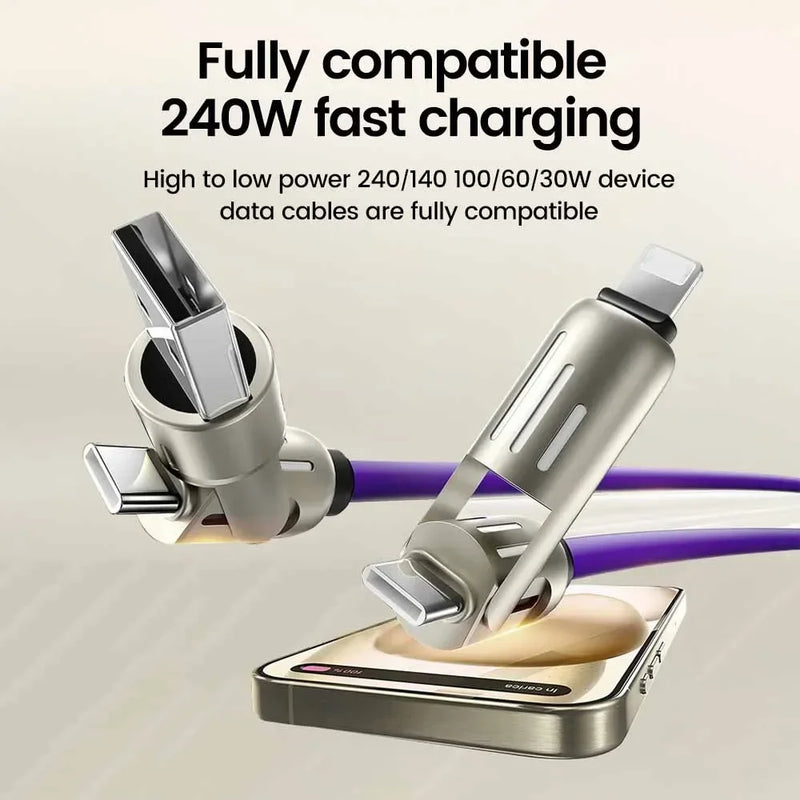 Câble de Charge rapide en Silicone USB