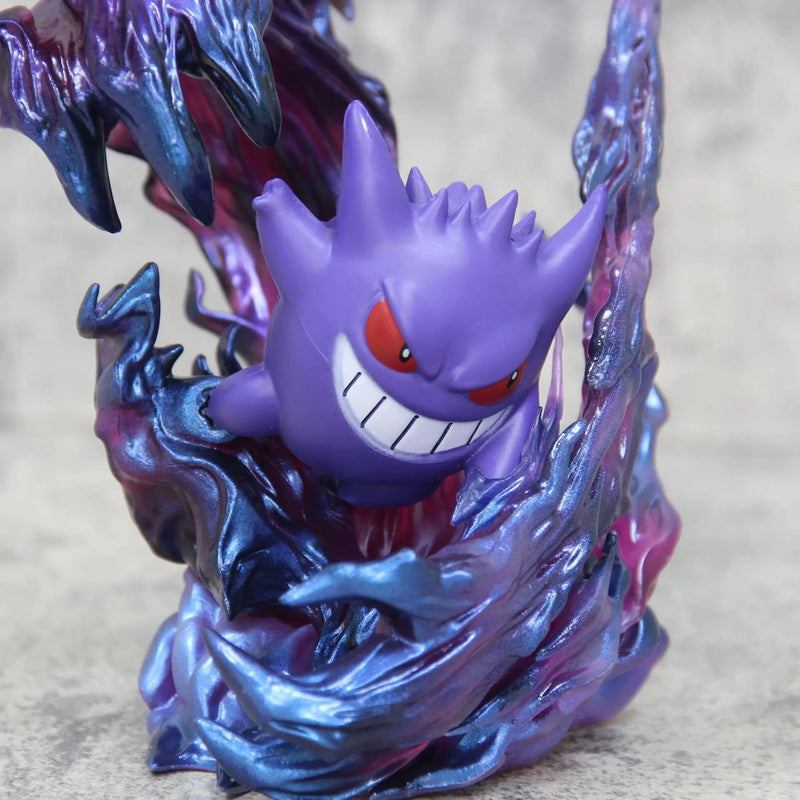 19cm Pokemon Gengar Anime Figure fantôme griffe figurine jeu Statue PVC à collectionner Kawaii modèle cadeaux bureau décor poupées jouets