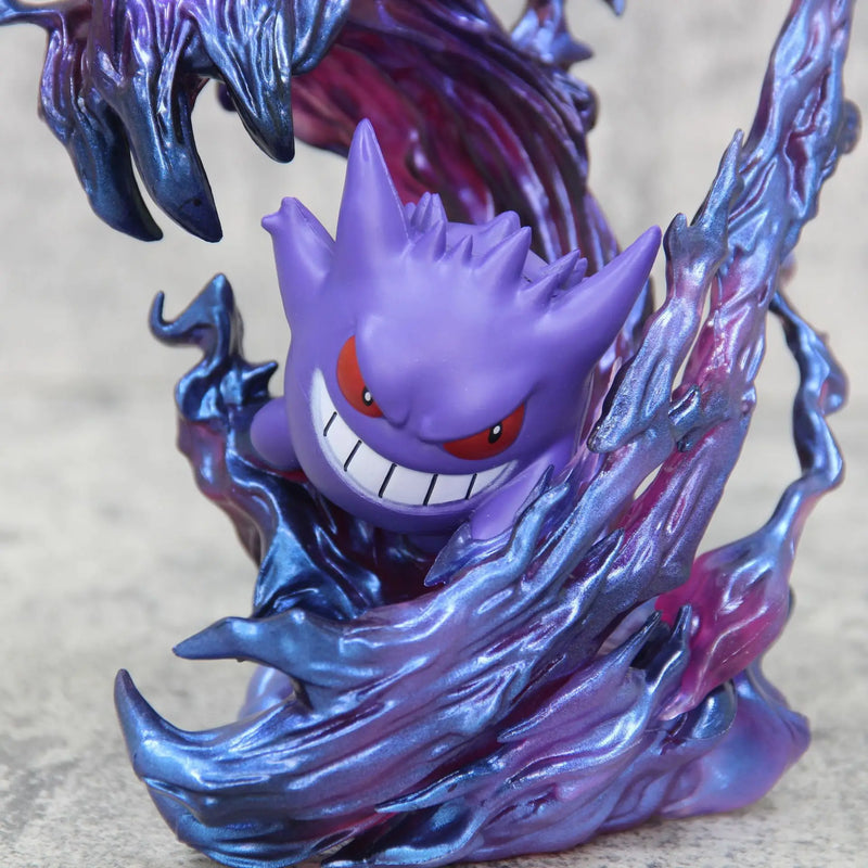 19cm Pokemon Gengar Anime Figure fantôme griffe figurine jeu Statue PVC à collectionner Kawaii modèle cadeaux bureau décor poupées jouets
