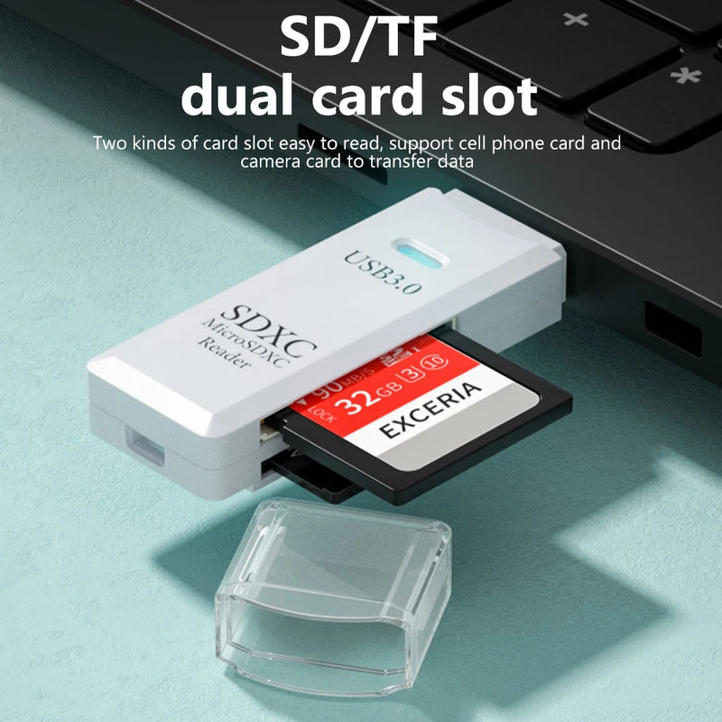 Lecteur de carte USB 3.0 2 en 1
