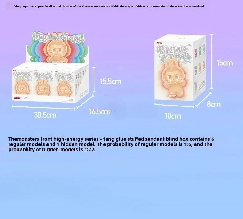 Labubu 3ème génération haute énergie vinyle peluche