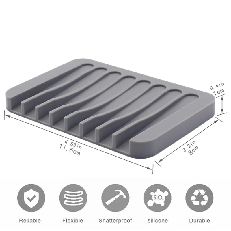 Porte-savon en Silicone auto-goutant- livraison gratuite