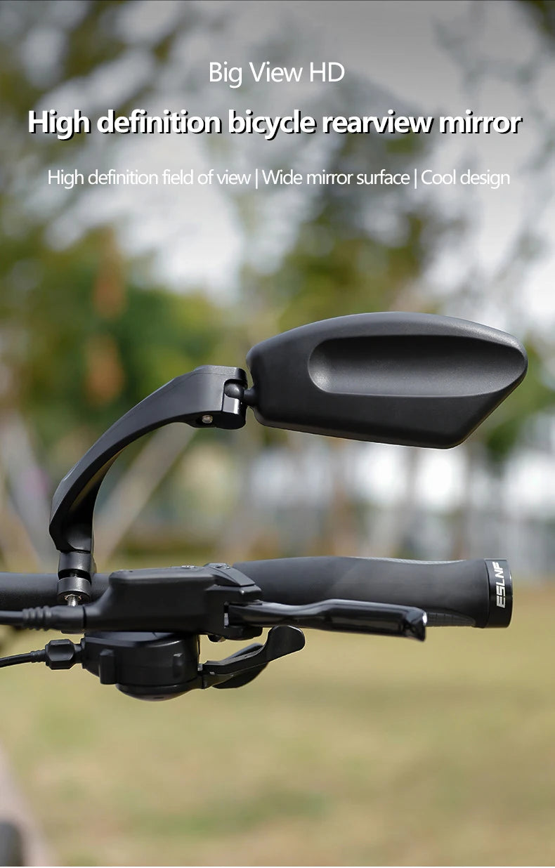 Rétroviseur de vélo HD en acier inoxydable