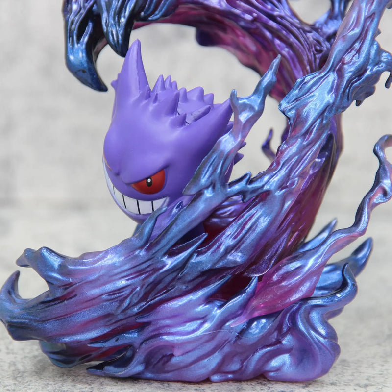 19cm Pokemon Gengar Anime Figure fantôme griffe figurine jeu Statue PVC à collectionner Kawaii modèle cadeaux bureau décor poupées jouets