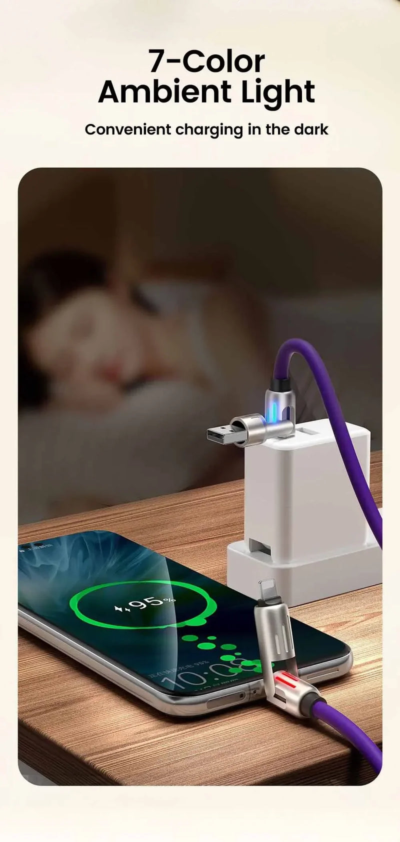 Câble de Charge rapide en Silicone USB