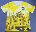 BRAZILS Brésil Football Shirt 2025 City Edition Hommes et Femmes Entraînement Football Chemise 3D Imprimé Séchage Rapide Respirant T-shirt