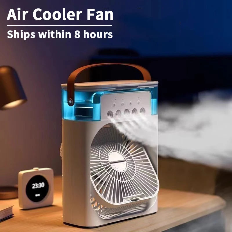 3 en 1 nouveau ventilateur climatiseur ménage petit refroidisseur d'air LED