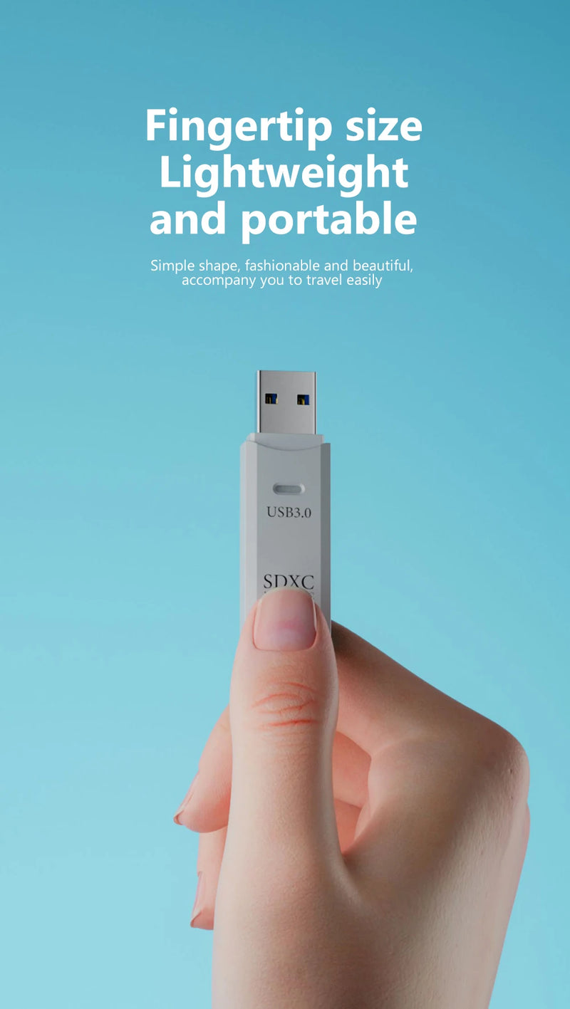 Lecteur de carte USB 3.0 2 en 1