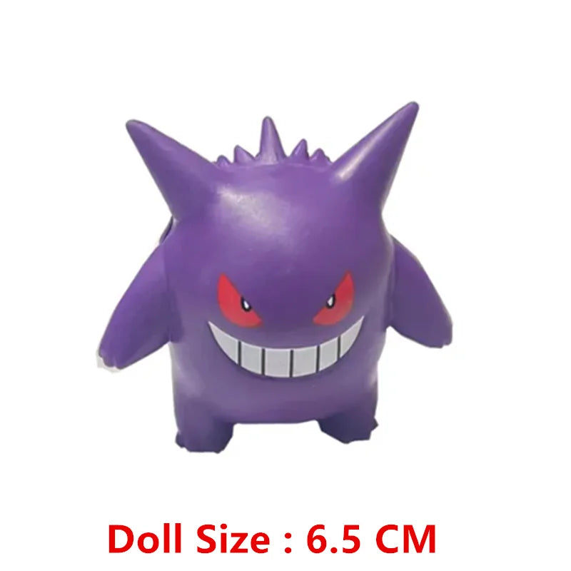 Pokemon 4-13Cm nouveaux dessins animés film figurine Pikachu Mewtwo Charmander Blastoise Gurado modèle d'action pour animaux de compagnie jouet cadeaux