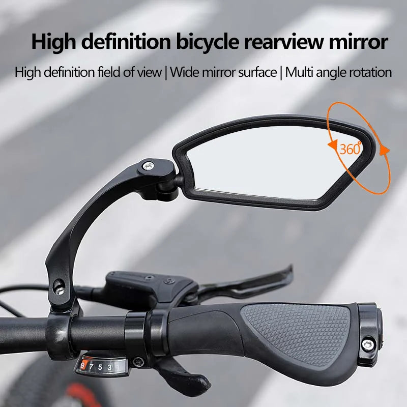 Rétroviseur de vélo HD en acier inoxydable