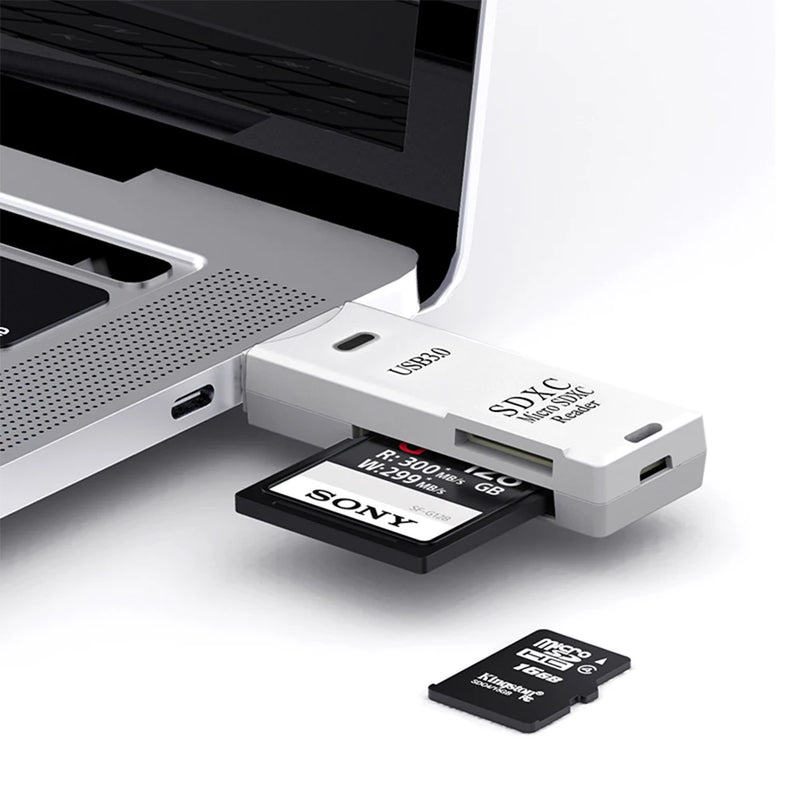 Lecteur de carte USB 3.0 2 en 1