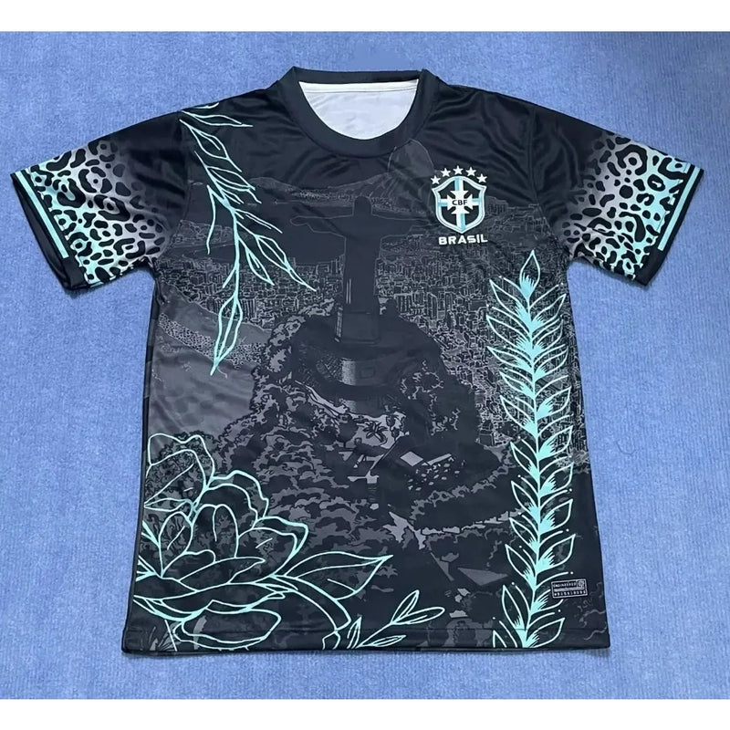 BRAZILS Brésil Football Shirt 2025 City Edition Hommes et Femmes Entraînement Football Chemise 3D Imprimé Séchage Rapide Respirant T-shirt