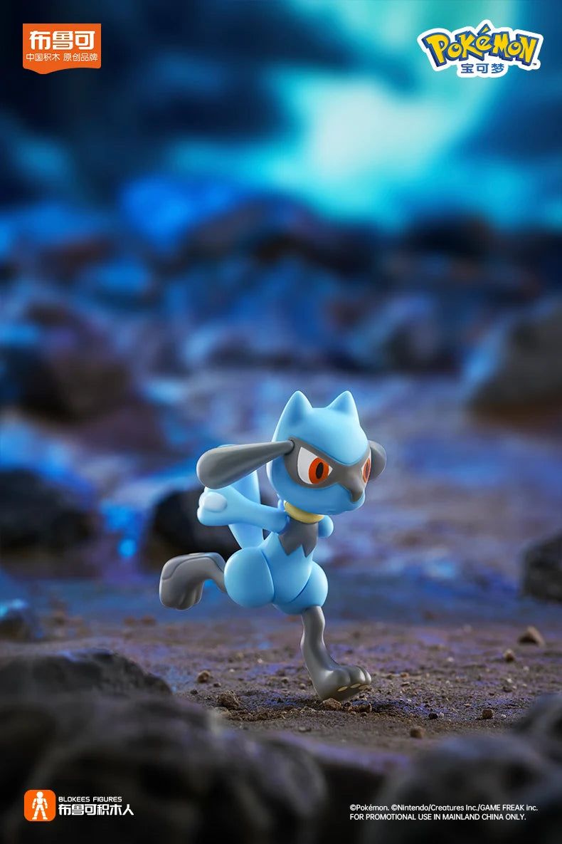 BLOKEES Original POKEMON blocs de construction Pikachu Charmander Psycanard Sprigatito Eevee Lucario Pokémon figurine jouets cadeau
