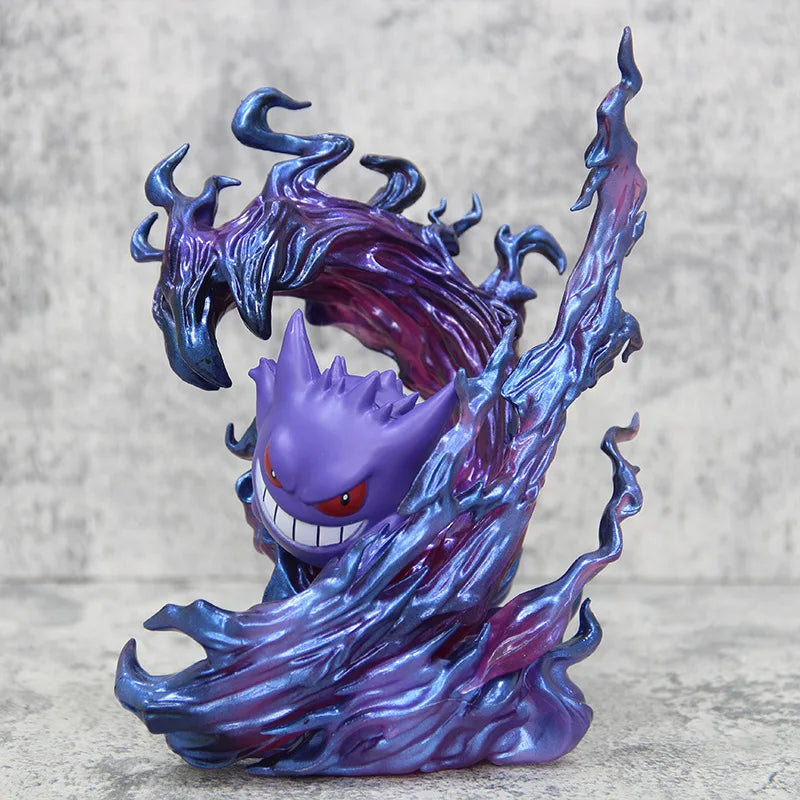 19cm Pokemon Gengar Anime Figure fantôme griffe figurine jeu Statue PVC à collectionner Kawaii modèle cadeaux bureau décor poupées jouets