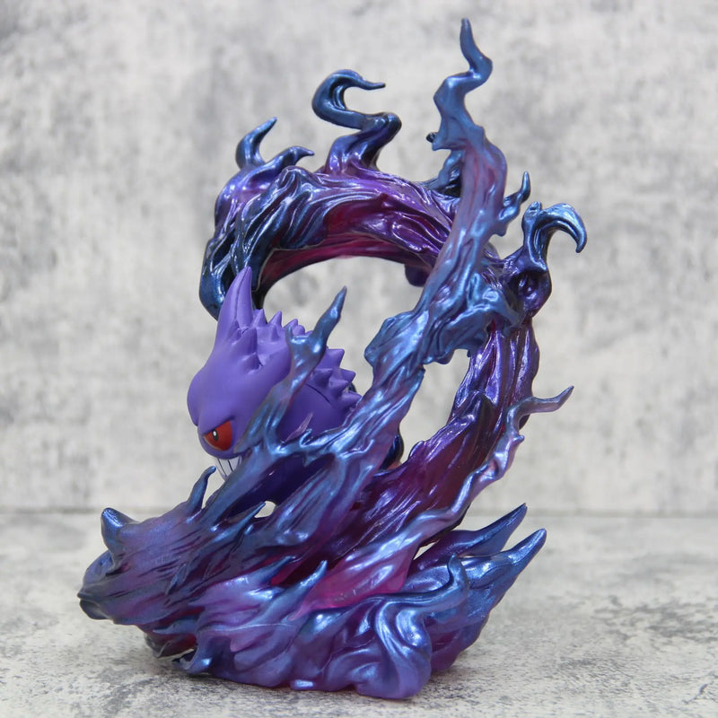 19cm Pokemon Gengar Anime Figure fantôme griffe figurine jeu Statue PVC à collectionner Kawaii modèle cadeaux bureau décor poupées jouets