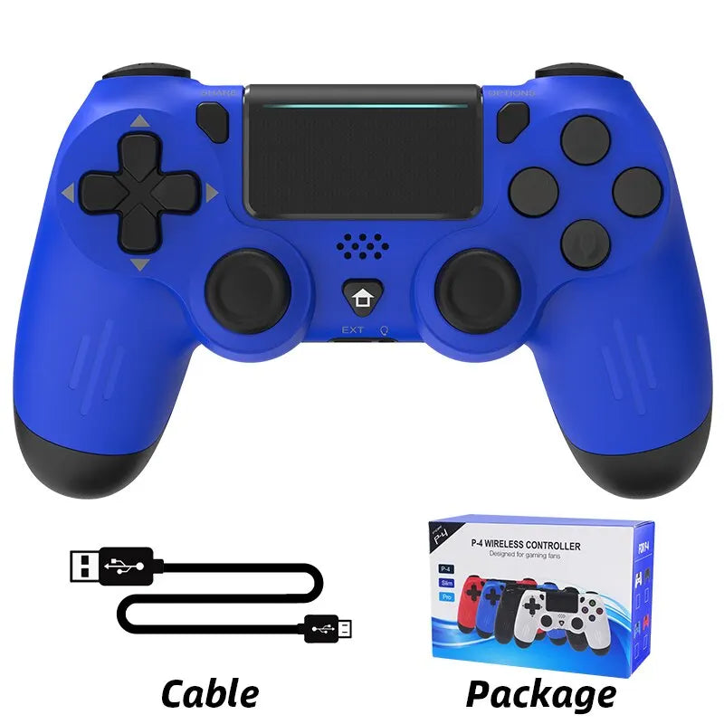 DATA FROG-Manette de jeu sans fil compatible Bluetooth, manette de jeu pour PS4